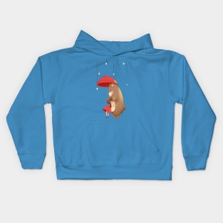 bear and baby Kids Hoodie